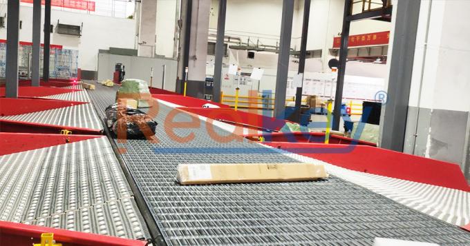 RKCONV Modular Belt Conveyor operating in industrial food proซีอีssing environment