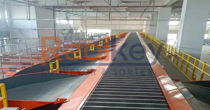 Parซีอีl sorter system in warehouse environment