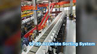 Cross Belt Sorter System 99 99 Percent Sorting Accuracy