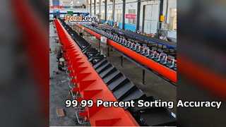 High Precision Tilt Tray Sorter 99.99 Percent Accuracy