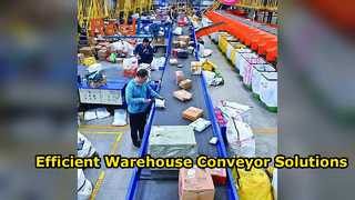 Custom Warehouse Belt Conveyor for Efficient Logistics
