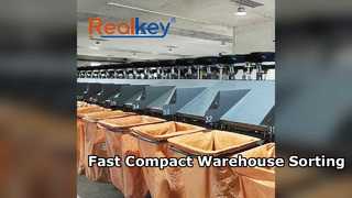 Efficient Compact Tilt Tray Sorter for Warehouse Automation