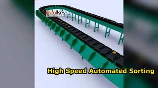 Modular Tilt Tray Sorter High Speed Warehouse Automation