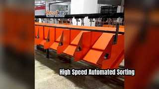 Intelligent Tilt Tray Sorter High Speed Warehouse Automation