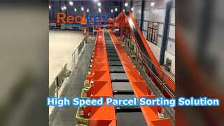 Realkey Cross Belt Sorter High Speed Parcel Sorting