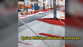 Efficient Plastic Modular Conveyor Low Noise Operation