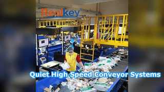Low Noise Logistics Conveyor System Intelligent Control