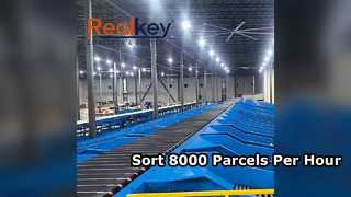High Speed Parcel Sorter 8000 Items Per Hour